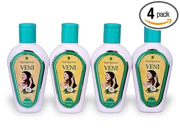 Rajah Ayurveda Veni Hair Oil, 100 ml (Pack of 4)