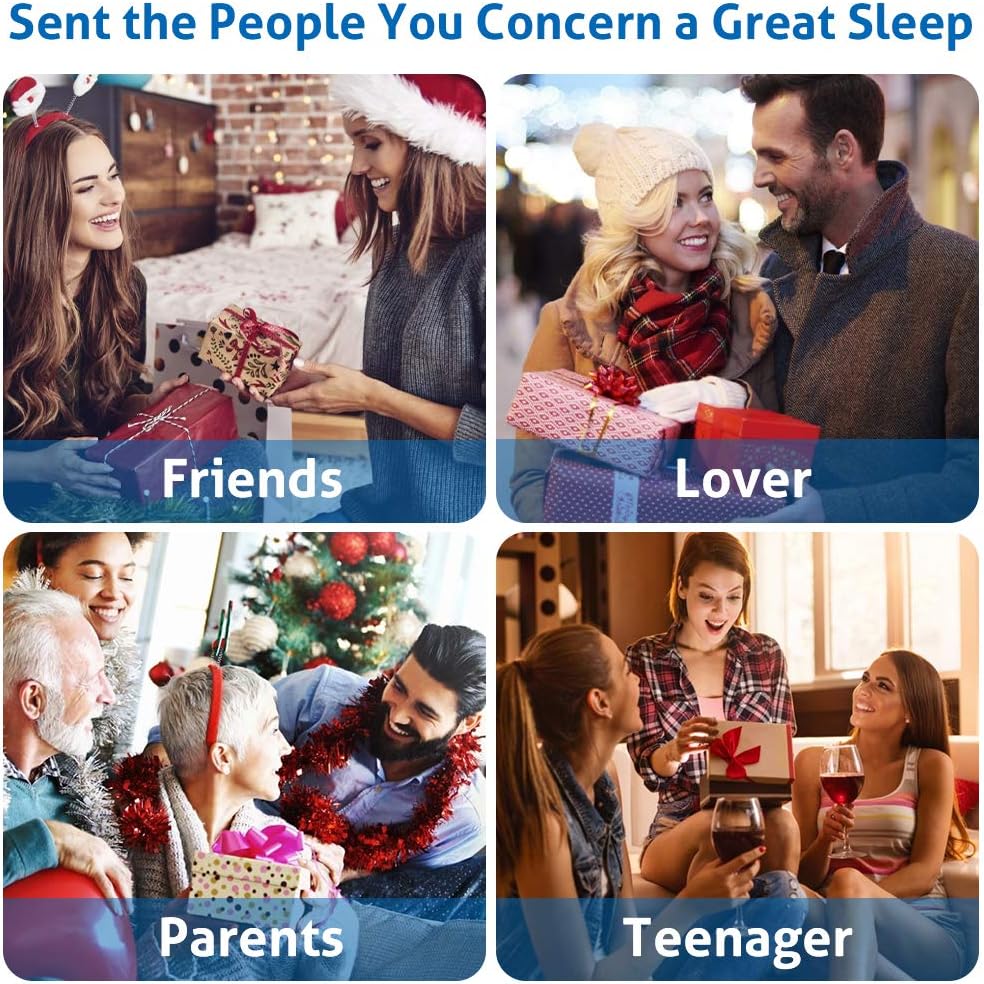 Sleep Headphones, Upgraded Sleep Eye Mask Bluetooth 5.0, Wireless Sleep Headphones, Designed with Ultra Thin Speakers & MIC, Super Soft, Washable, Hands-Free Calling, Travel Helper, Perfect Gift Idea