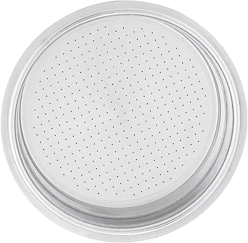 Miniatura 7 de Cesta de filtro de café ultrafina de acero inoxidable de doble capa, filtro poroso presurizado de 2.008 in, accesorios de repuesto para cafetera,