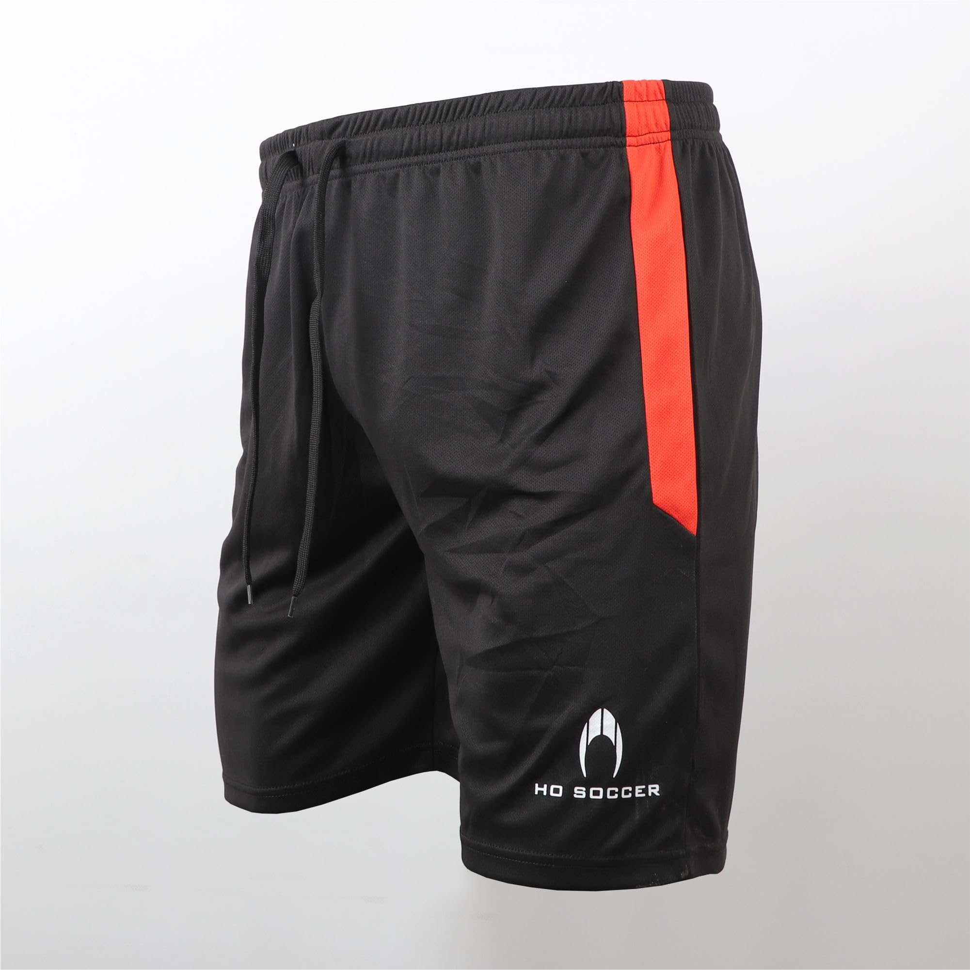 HO Soccer Pantalón De Fútbol Akademia Negro/Rojo - Szorty na deskę Uniseks - dzieci