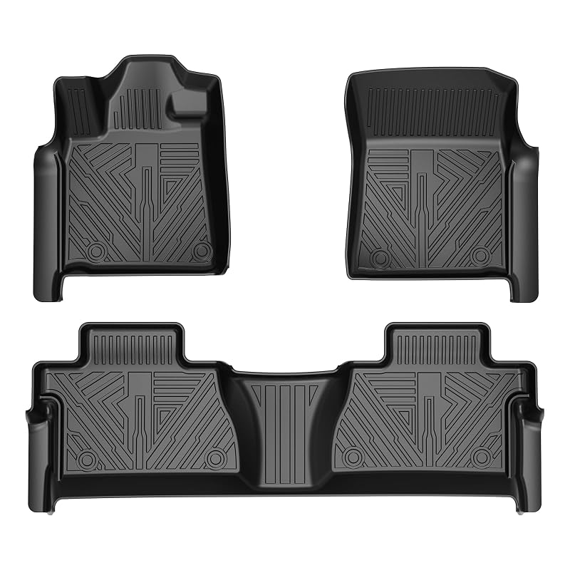 Tapete automotivo em TPE para Toyota Tundra 2007–2011 T TGBROS com encaixe específico