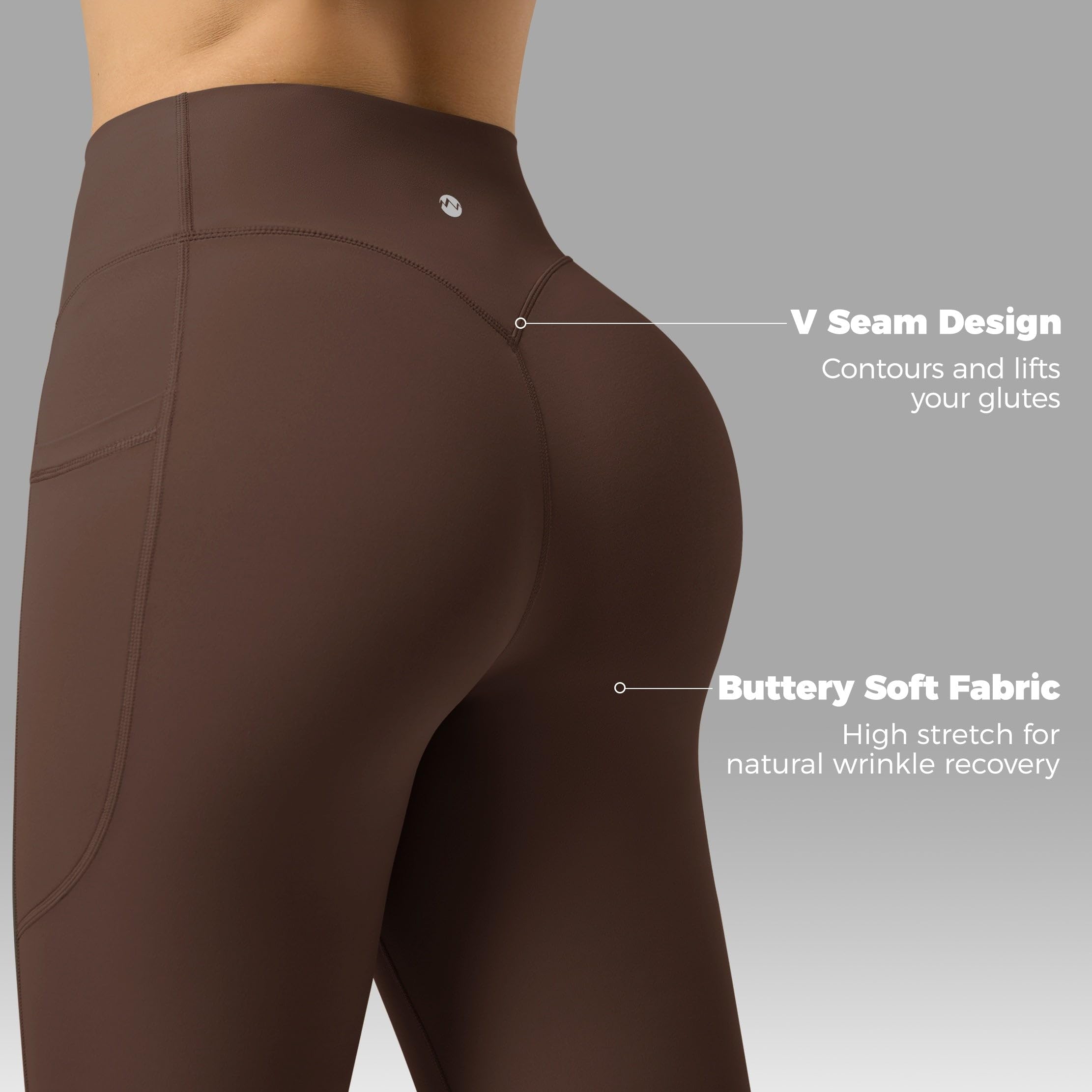 WILLIT Leggings acampanados para mujer, cintura alta, pantalones de yoga con bolsillos, opacos, corte bootcut, pantalones deportivos 77 cm/81 cm