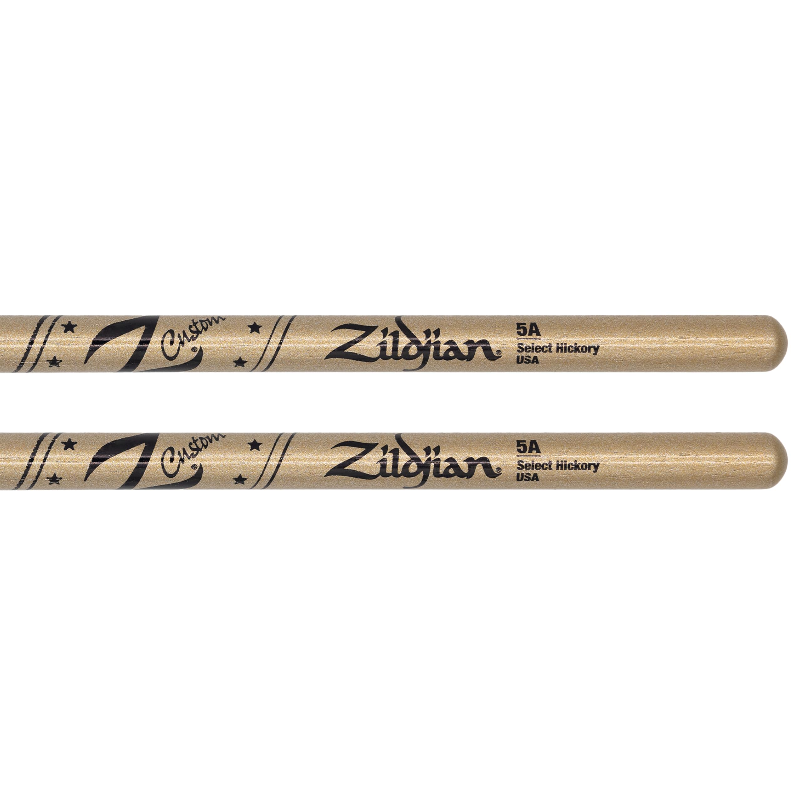 Zildjian Z Custom Limited Edition - 5A Gold Chroma Drumsticks (Z5ACG-ZC) - Image 2