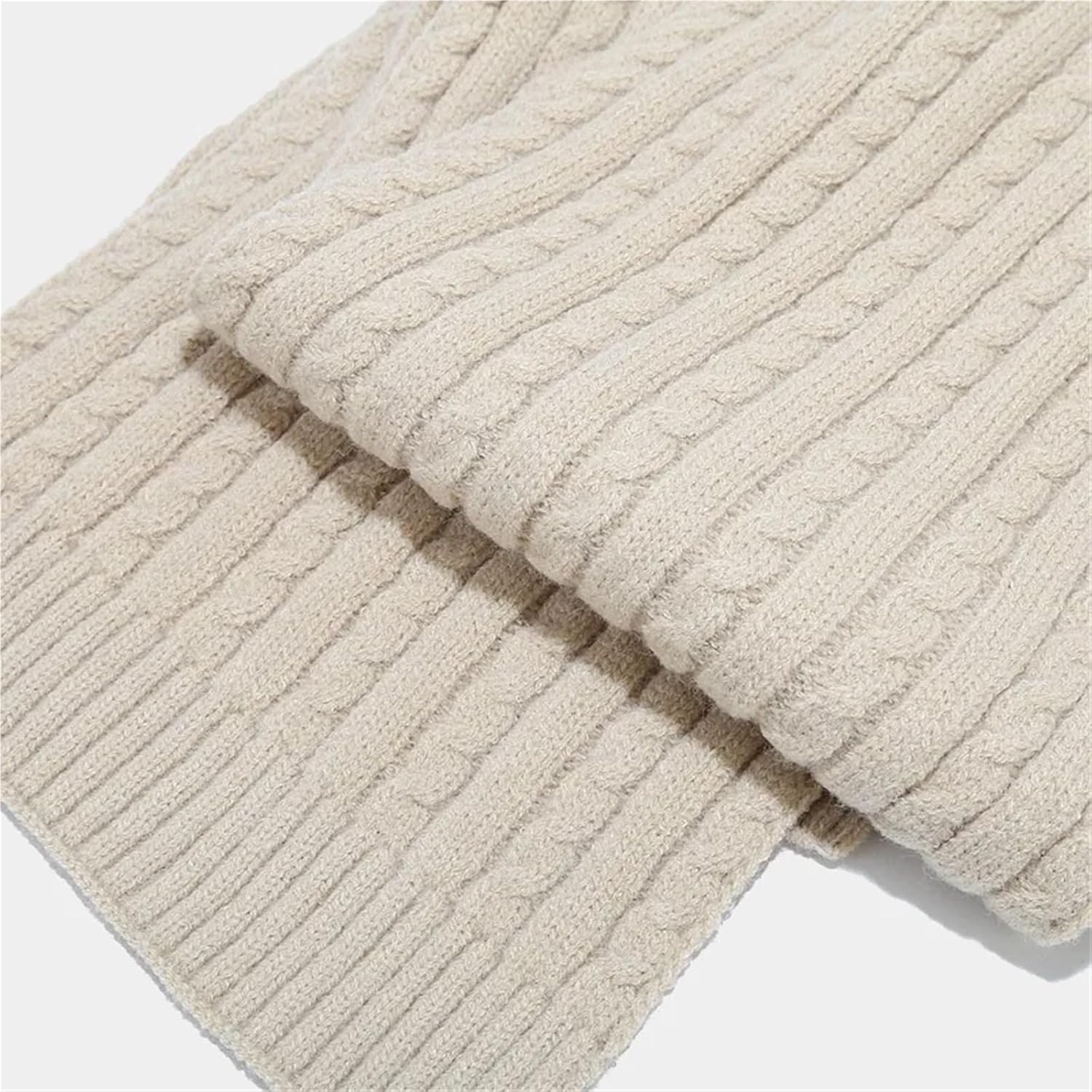 Men's women's autumn Twists knitting hat scarf gloves three piece outdoor warm and cold proof windproof set
