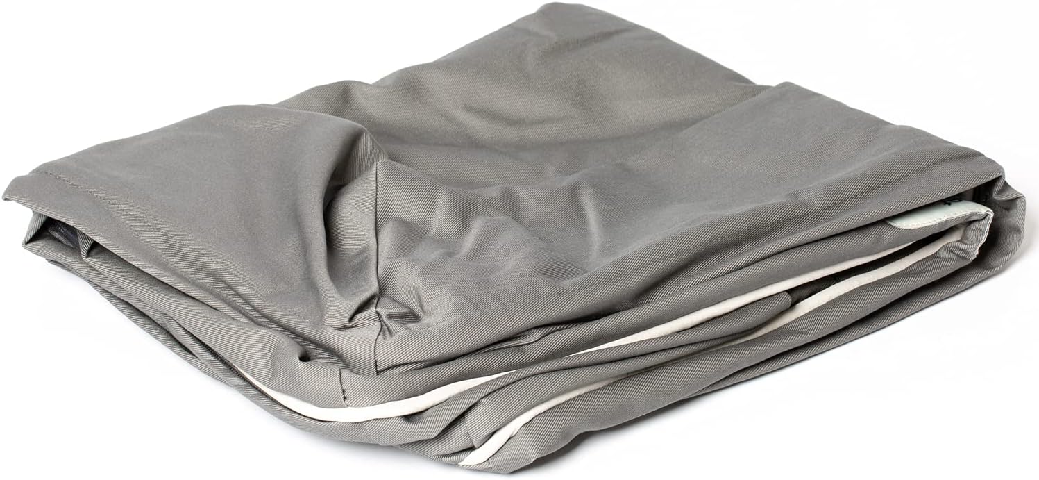 PetFusion Replacement Cover for Ultimate Dog Lounge Dog Bed Cover Jumbo 2XL - Grey