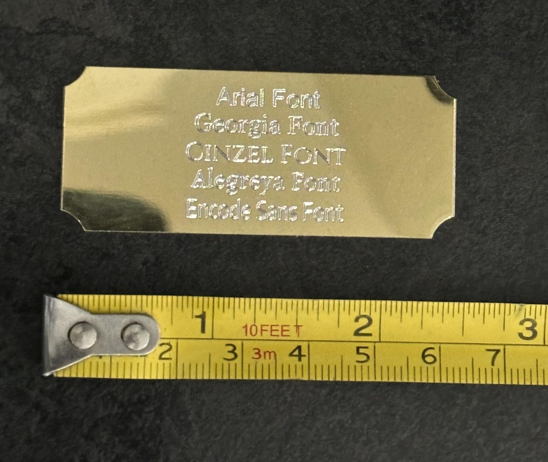 10 x 2 Personalised Engraving Engraved Sign Label Plate Plaque Signa – Engraving World Ltd