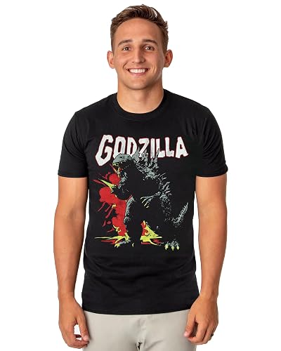 Godzilla T-Shirt Men's Giant Monster Destruction Adult Short Sleeve Tee
