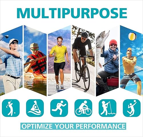 Miniatura 6 de EAZYRUN Gafas de sol polarizadas HD para mujeres y hombres, para correr, ciclismo, pesca, conducción, senderismo y al aire libre