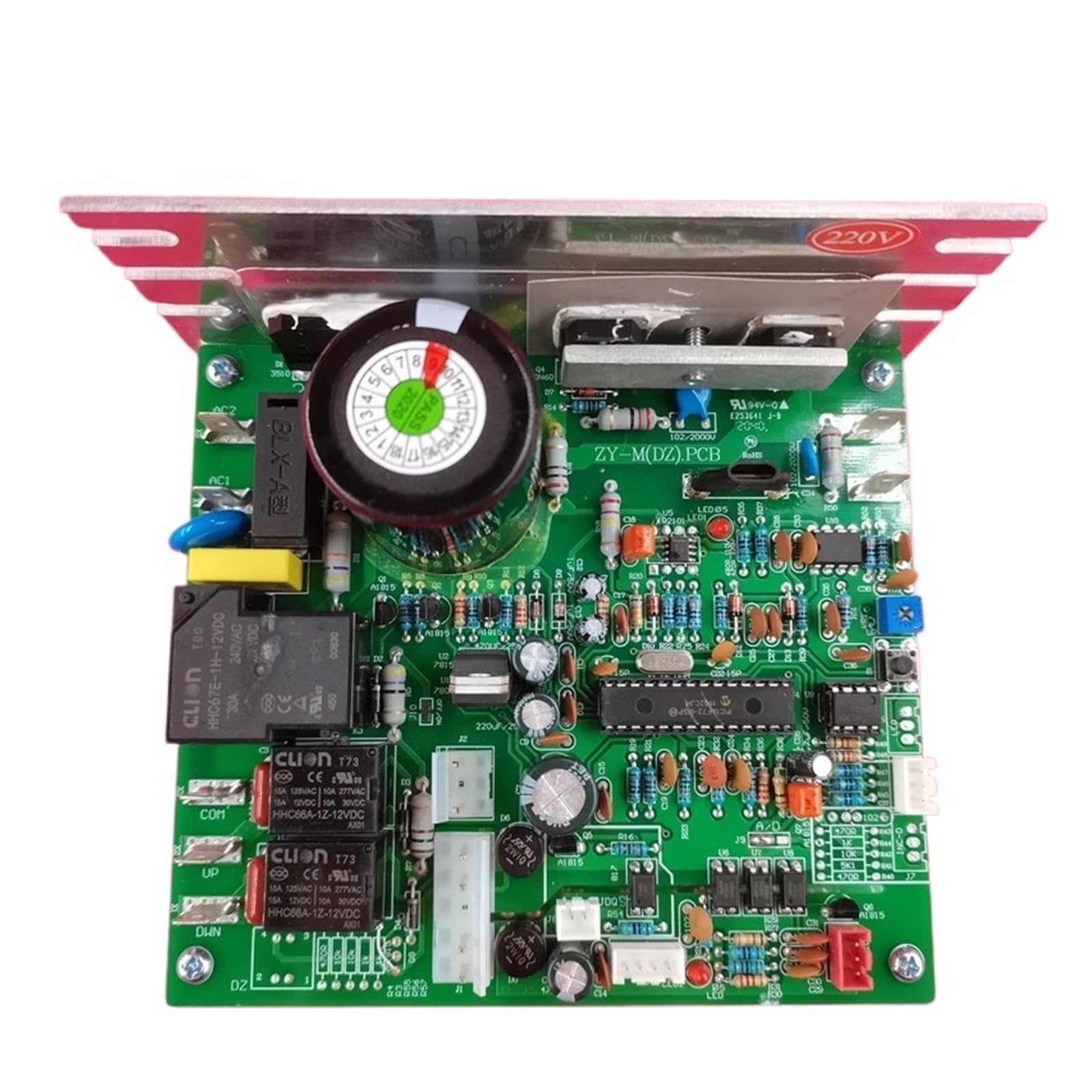 Contrôleur de Moteur de Tapis Roulant ZY-M(DZ).PCB - Compatible avec Shua - Carte de Commande de Tapis Roulant - Carte mère de Pilote de Tapis Roulant ZY-M(2 pin)