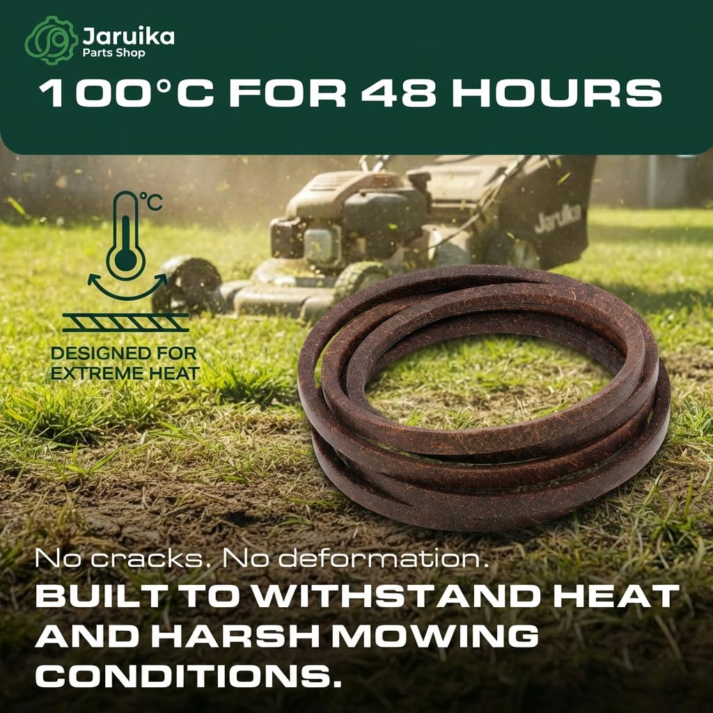 Deck Belt Replacement for Husqvarna 592951801 582236401 Z254F MZ54 RedMax RZT54, 54 Inch Zero Turn Mower, 152 Inch Length Drive Part with Aramid Cord for Durability