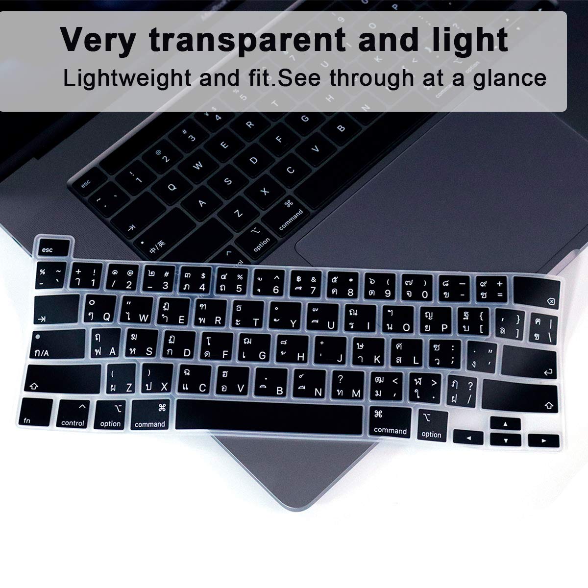 Amazon.com: MMDW Thai Language Silicone Keyboard Cover Skin for
