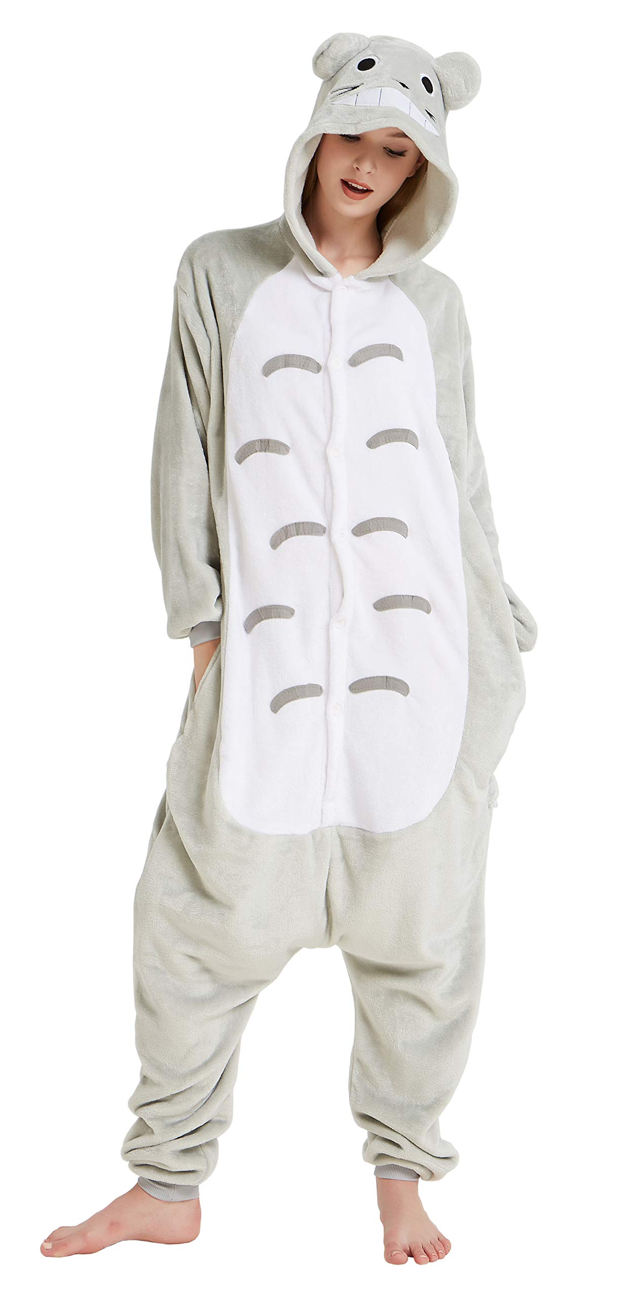 FunnyCos Adult Onesie Animal Pajamas Unisex Halloween Cosplay Costume Loungewear