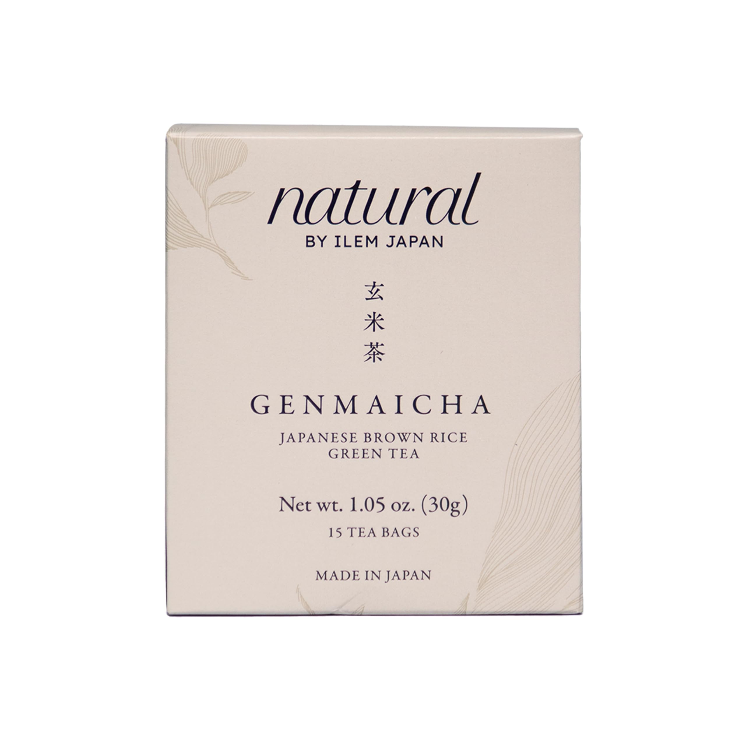 ILEM JAPAN Genmaicha Japanese Brown Rice Roasted Green Tea | Sourced From South Japan | Green Tea Leaves | 15 Tea Bags (B0CSZ16VB5) Amazon Price History, Amazon Price Tracker