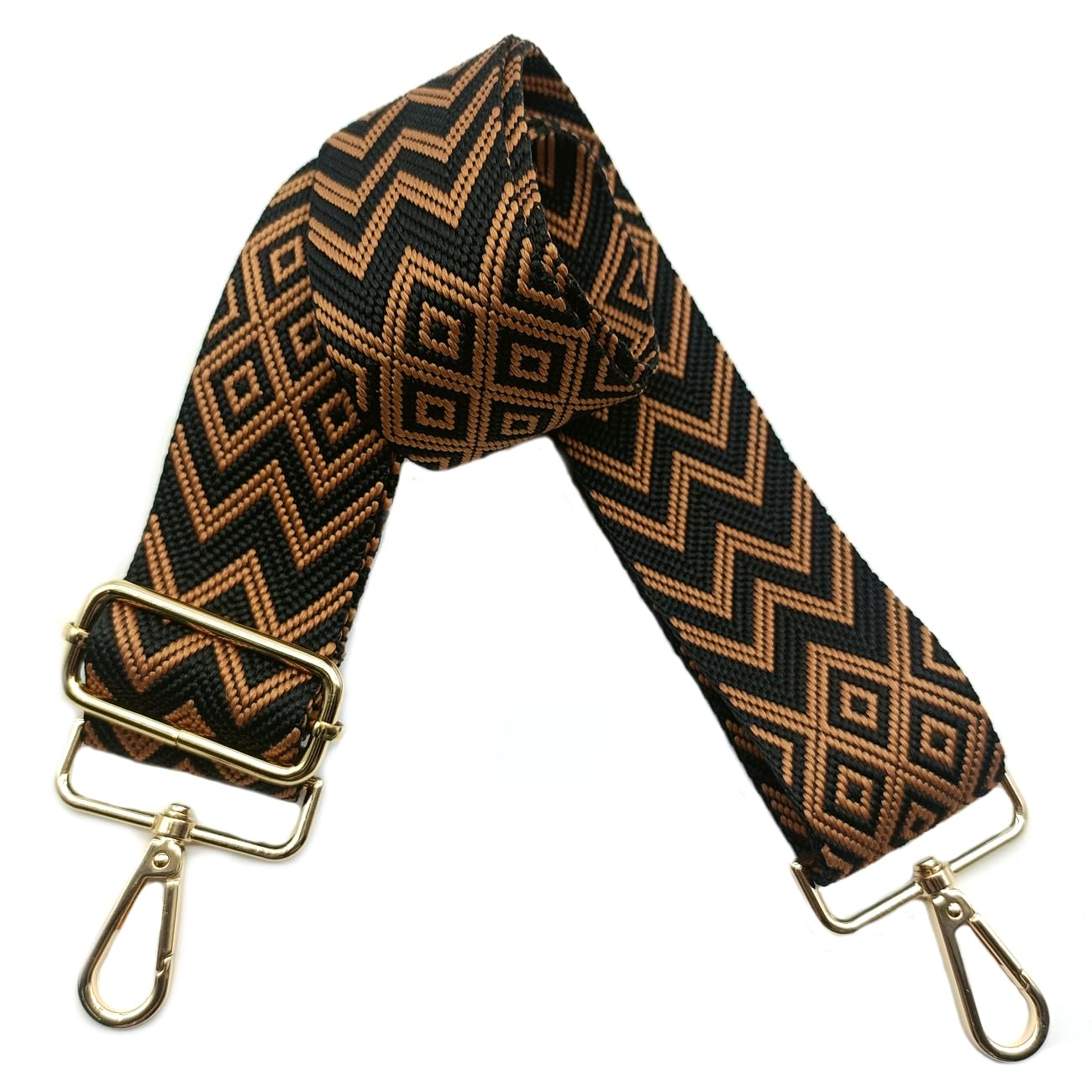Bandoulière Sac Réglable 5cm - Sangle Remplacement Avec Boucle Dorée Pour Sac à Main Femme