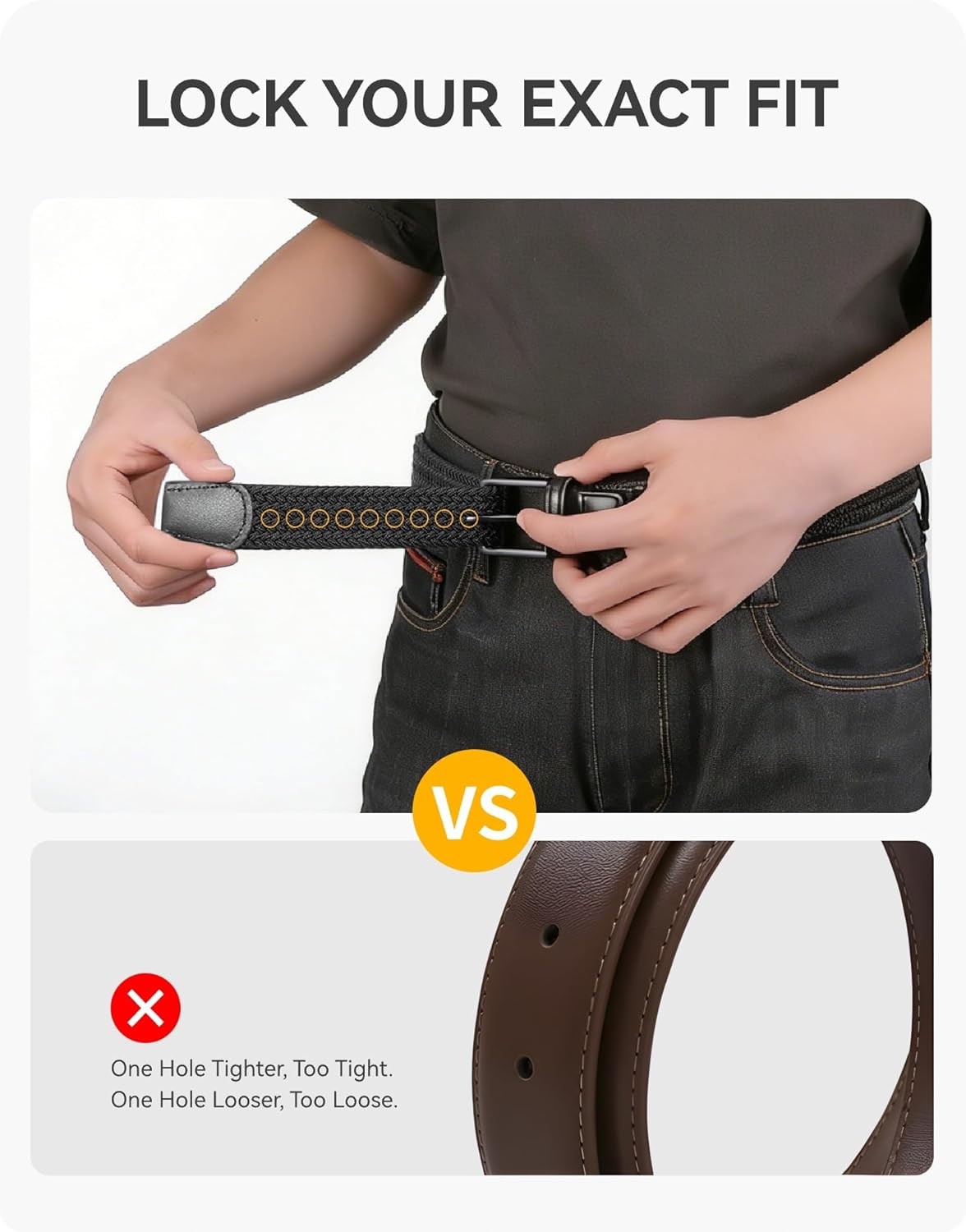 CHAOREN Elastic Boys Belt – 1.25" Boys Braided Belt for Kids – Youth Stretchy Design for Golf And Baseball - Image 4