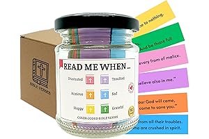 Bible Verse Prayer Jar Scripture Jar with Encouraging Prayer Notes