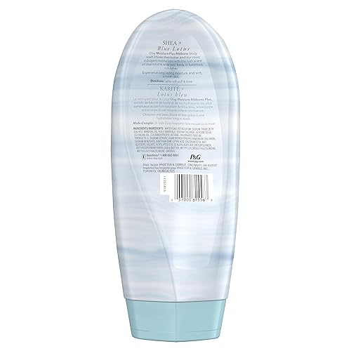 Miniatura 2 de Olay Moisture Ribbons Plus Shea + Blue Lotus Body Wash, 18 onzas líquidas (paquete de 4)