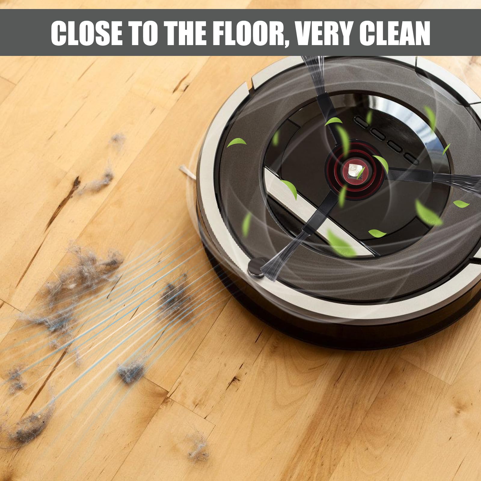 Vhbw 2x Spazzola Laterale Compatibile Con Ecovacs Deebot Ozmo 920 950 Robot Aspirapolvere Set Spazzole Rosso Verde 37428342