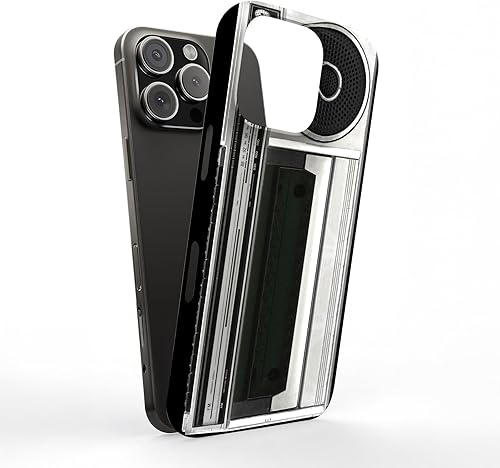 Miniatura 9 de Funda de teléfono de doble capa para Apple iPhone 12, impresión vintage de radio 2, carcasa exterior resistente con forro de TPU suave, máxima