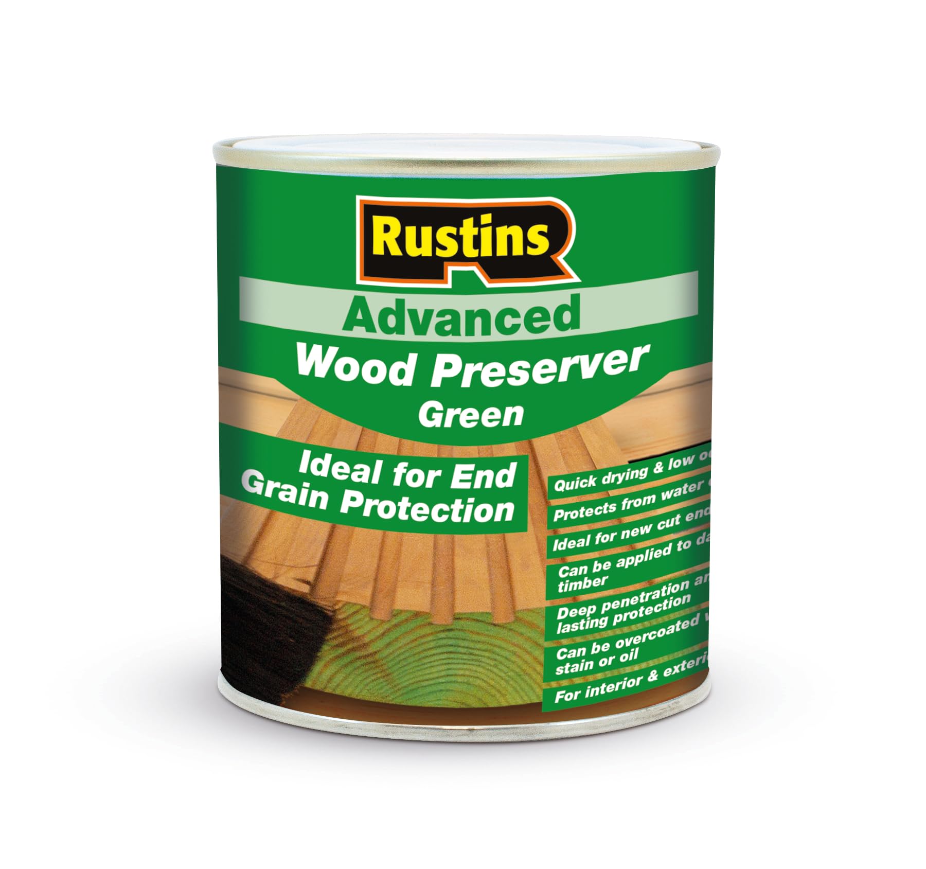Rustins Wood Preserver Green 500ml