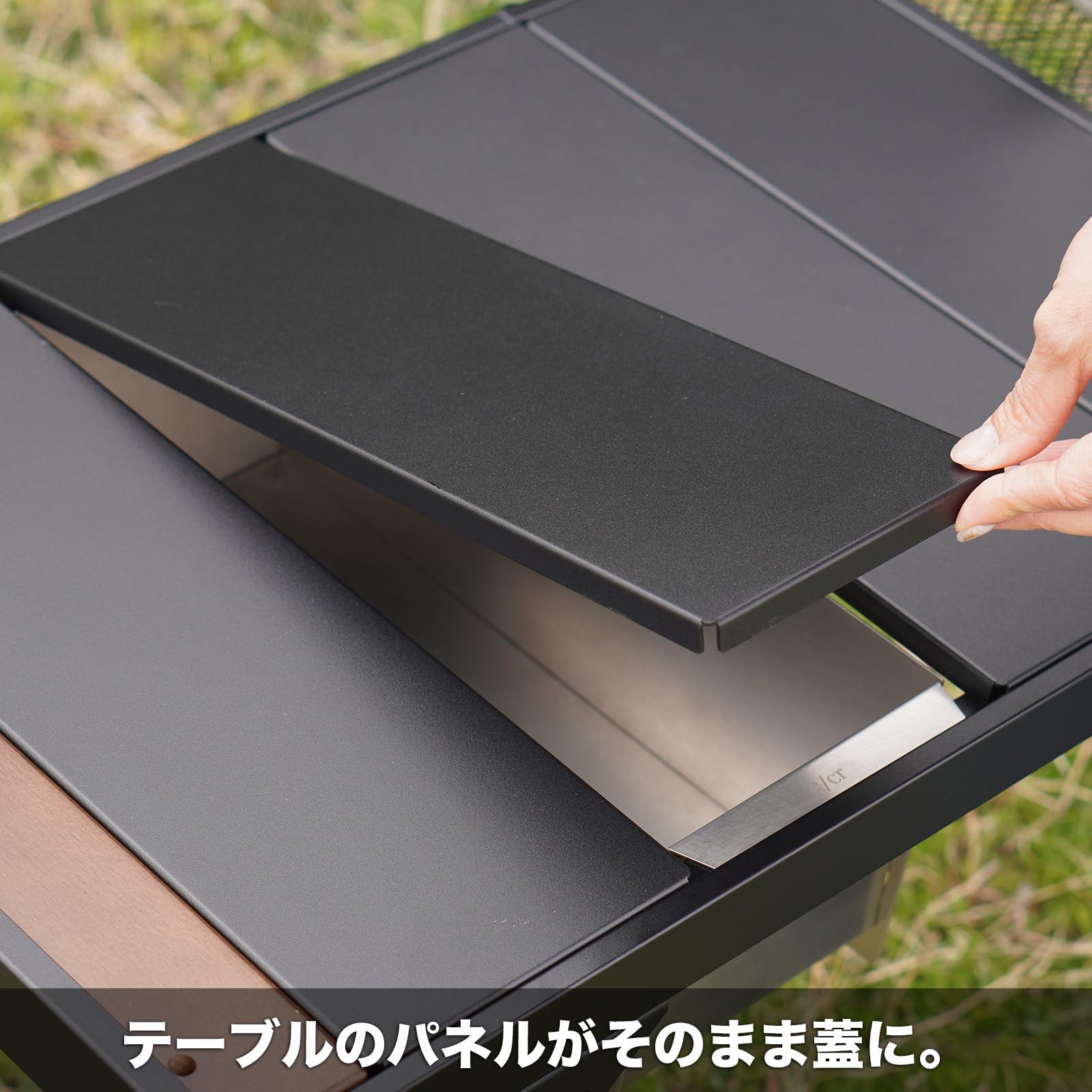 Amazon.co.jp: RcrCamp ステンレスボックス IGTテーブル用 折り畳み