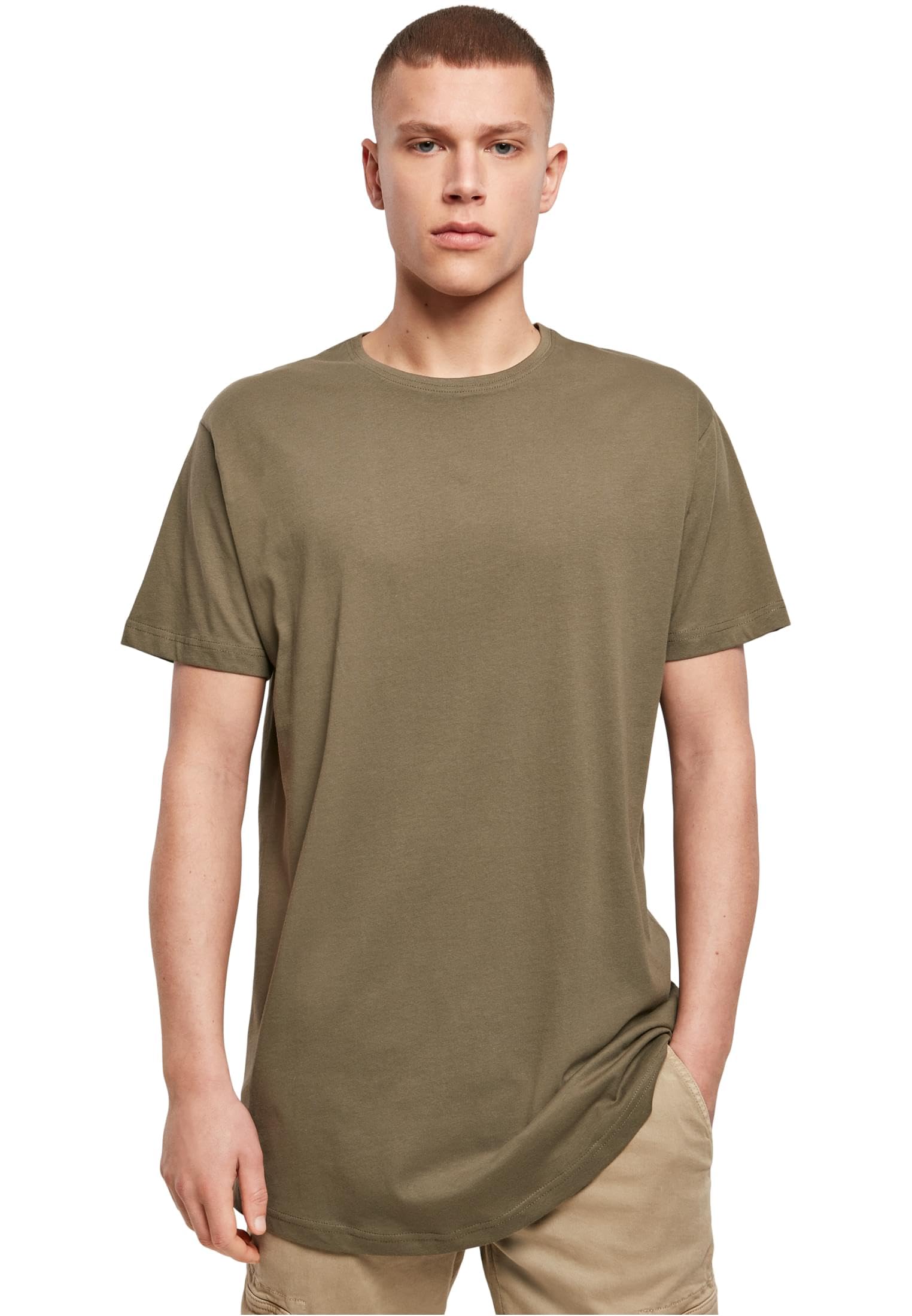 Men's Shaped Long Tee T-Shirt