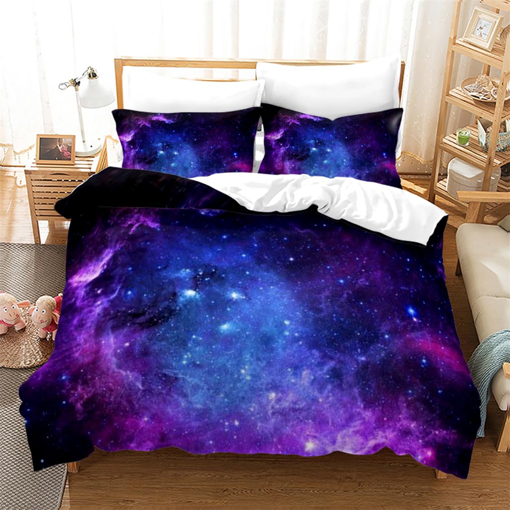 Housse de couette galaxie pour transformer la chambre des enfants en navette spatiale