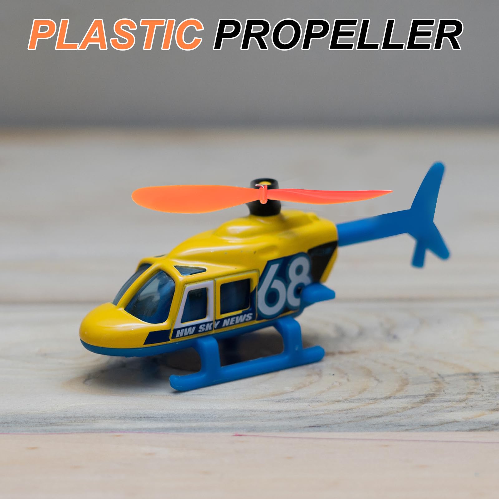 Eliche Per Droni E Aerei RC QUARKZMAN - 2 Pale In Plastica, Diametro 7,6 Cm, Bianche (Set Da 2 Coppie) - 2