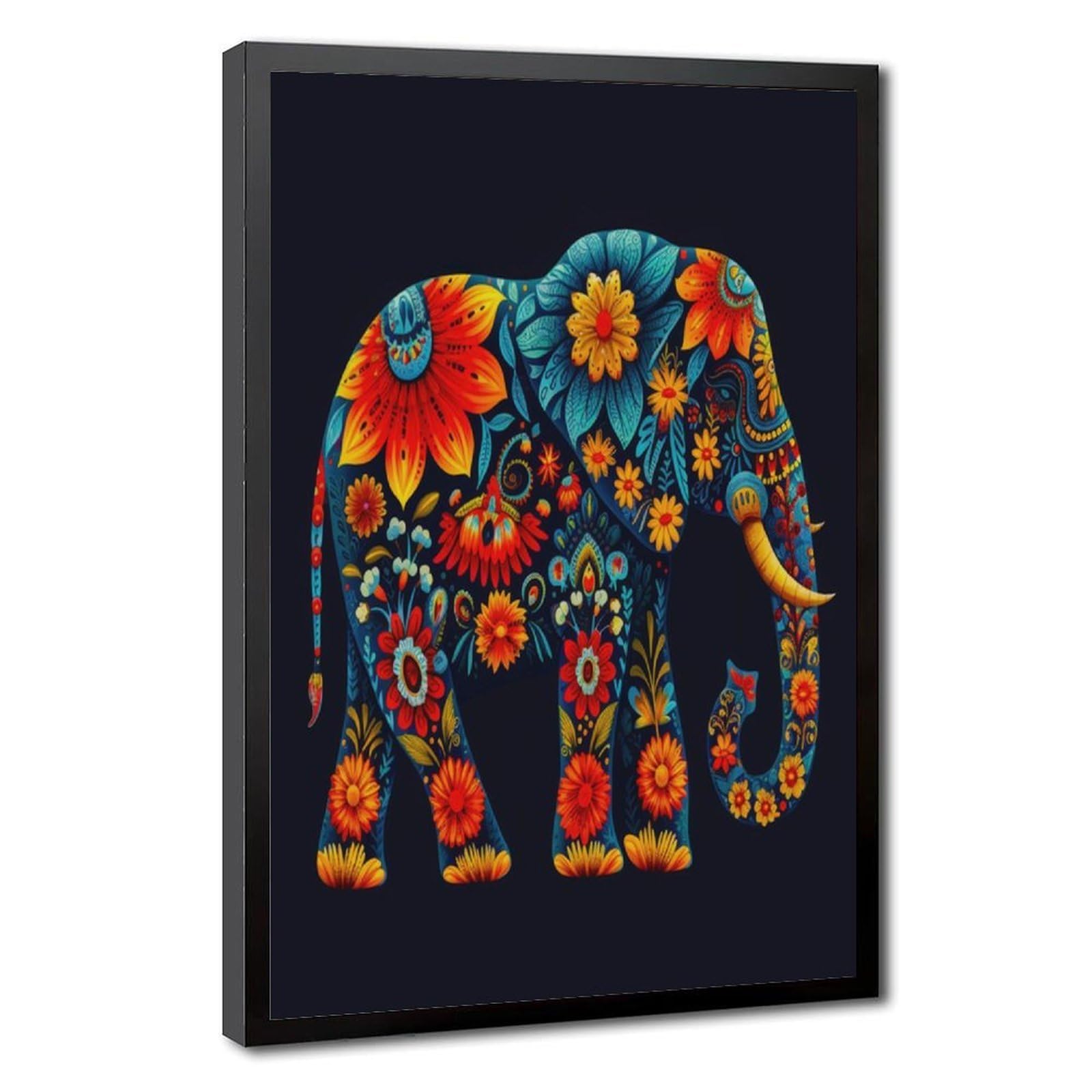 Bareronor Abstract Elephant Poster Canvas Poster Bedroom Decor Landscape Office Room Decor Gift 20" L X 30" W