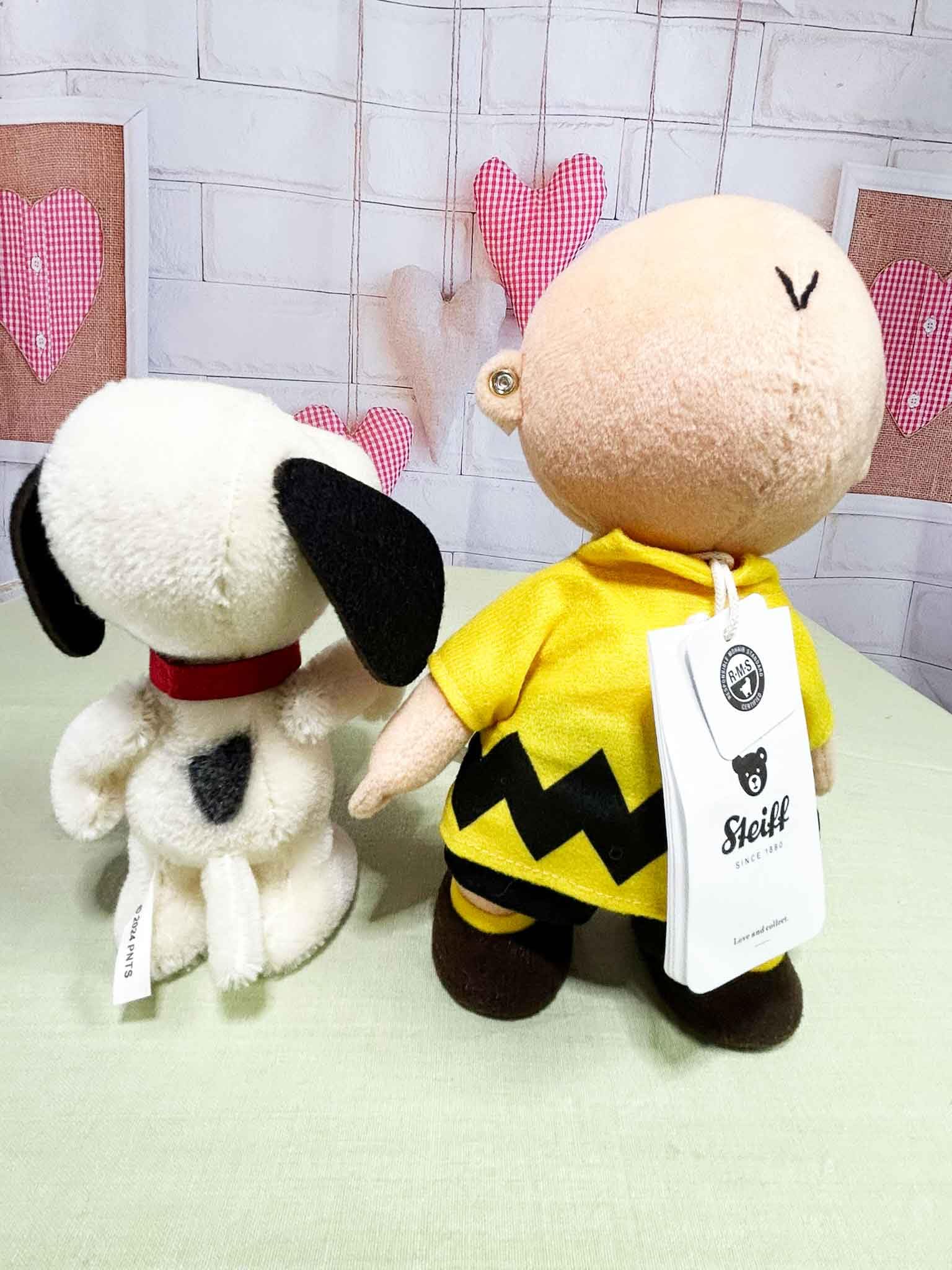 シュタイフ Steiff ぬいぐるみ チャーリー タグ付き 2体セット シュタイフ テディベア チャーリー ブラウン べージュ2体セット