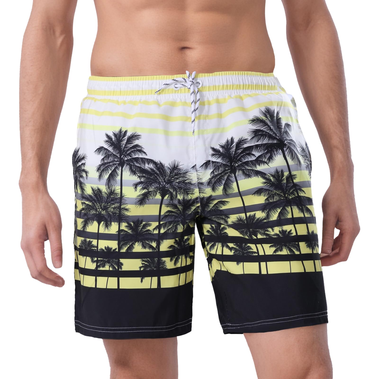 WORK IDEA Sommer-Surfshorts für Herren mit Mesh-Futter, lässige Bademode, ideal für Strandurlaube und Outdoor-Aktivitäten