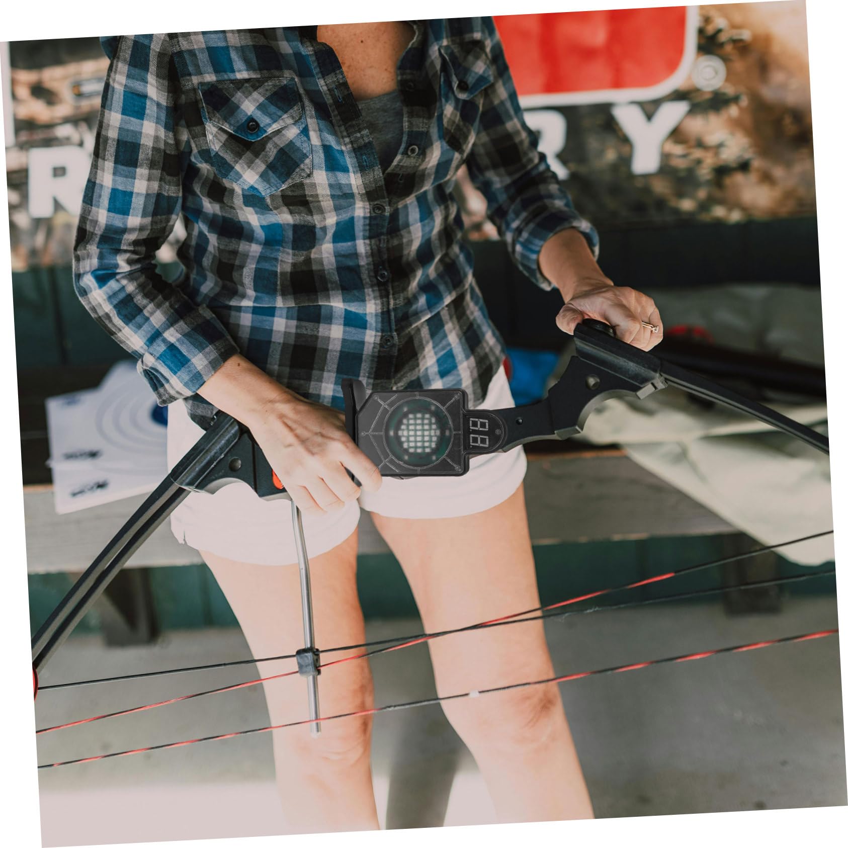 Gatuida Obiettivo Elettronico con Sensore a Infrarossi e Effetti Sonori, Gioco di Tiro in Plastica per Ragazzi e Adulti, Allenamento di Precisione e Divertimento Indoor