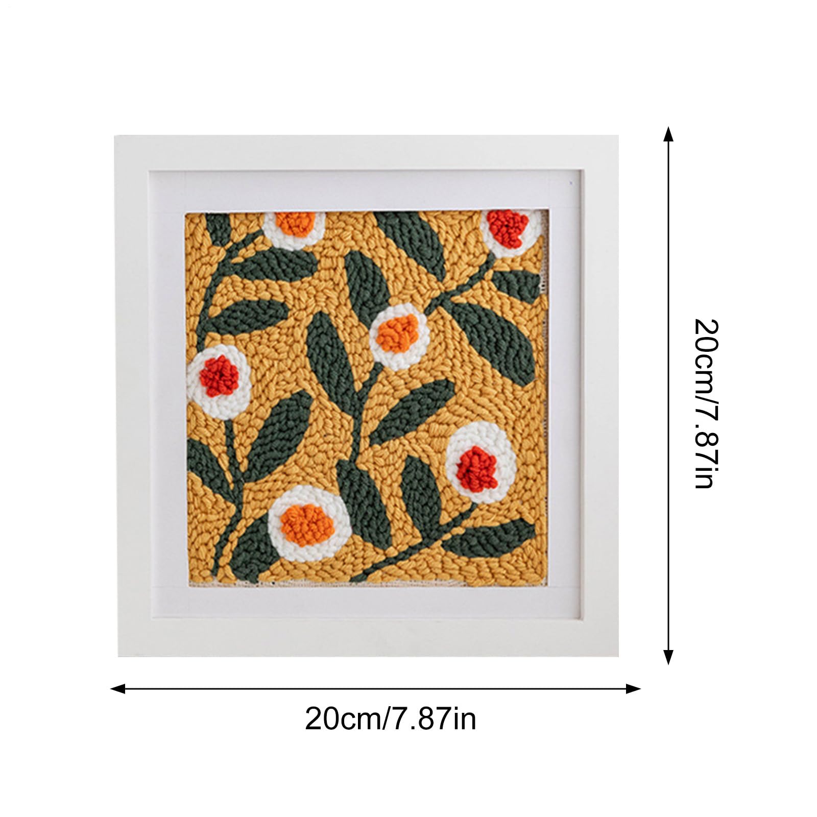 Generisch Punch Needle Set für Anfänger - einfache Handnähhen Werkzeug | Punchneedle Stickerei Set - für DIY Projekte, wie Teppich Decke Wohnaccessoires und Wohndekoration