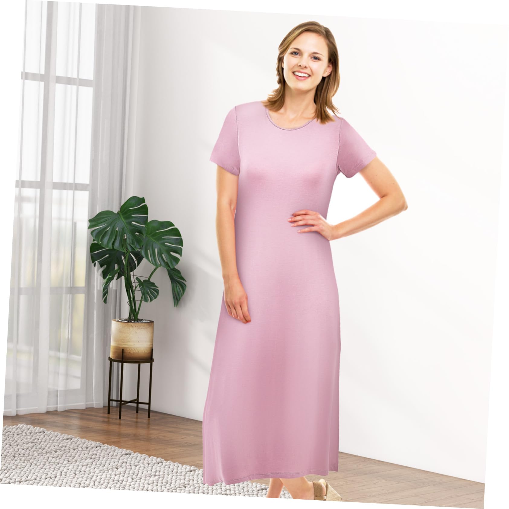 SHERCHPRY Gonna A Casa delle Donne Homewear Vestito degli Indumenti da Notte per Le Donne Camicie da Notte delle Signore di Lunga Lunghezza delle Donne di Usura di Notte Donne Vestiti da