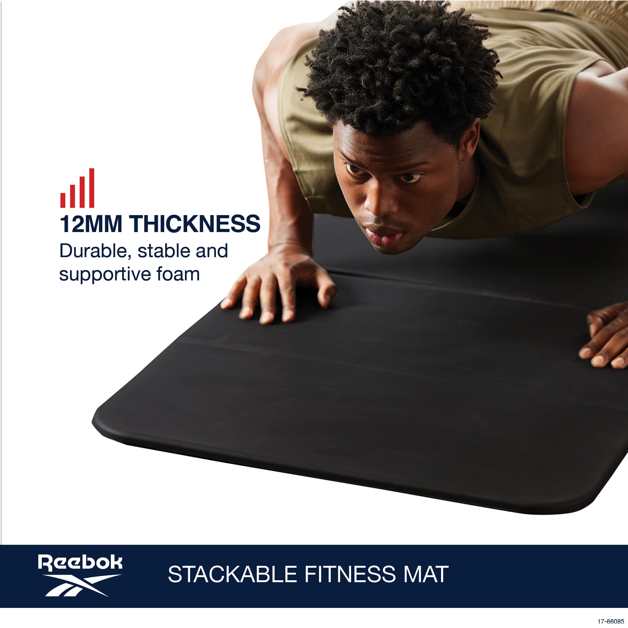 Reebok Vector Stackable Fitness Mat, 72