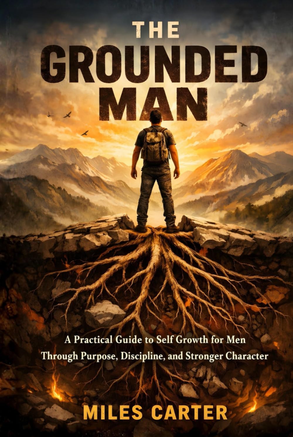 The Grounded Man: A Practical Guide to Self Growth for Men Through Purpose, Discipline, and Stronger Character