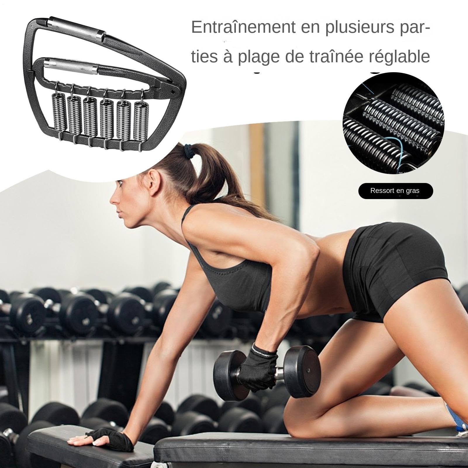 Handtrainer für Griffkraft Rehabilitation & Kraftaufbau | 22-450 kg Unterarm Trainingsgerät Schweres Gerät für Männer, Erwachsene, Senioren, Sportler und Patienten, für Training,