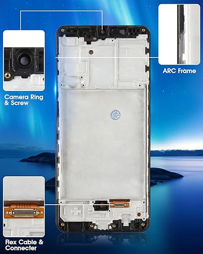 Miniatura 7 de Reemplazo de pantalla con marco para Samsung Galaxy A31 A135 para SM-A315F SM-A315FDS SM-A315GDS Pantalla LCD táctil digitalizador negro (no para