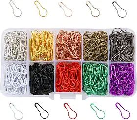 Marcadores de ponto em forma de cabaça lindos marcadores de ponto de metal acessórios de tricô marcadores de ponto para crochê