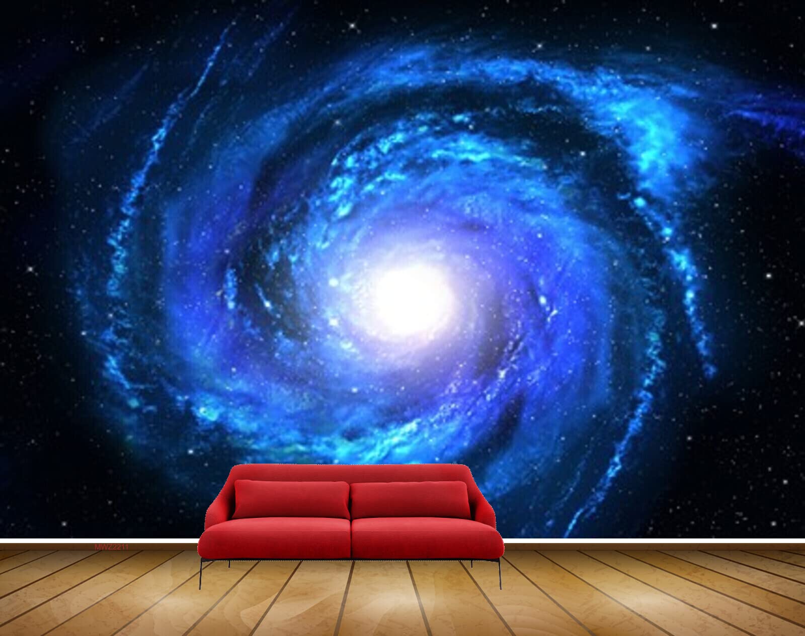 Mystic Walls MWZ2211 Blue Black Galaxy Space Sun HD 3D Wallpaper for Bedroom, Hall[6 ft x 3 ft] / [183 cm x 91 cm] (B0B3ST2DYF) Amazon Price History, Amazon Price Tracker