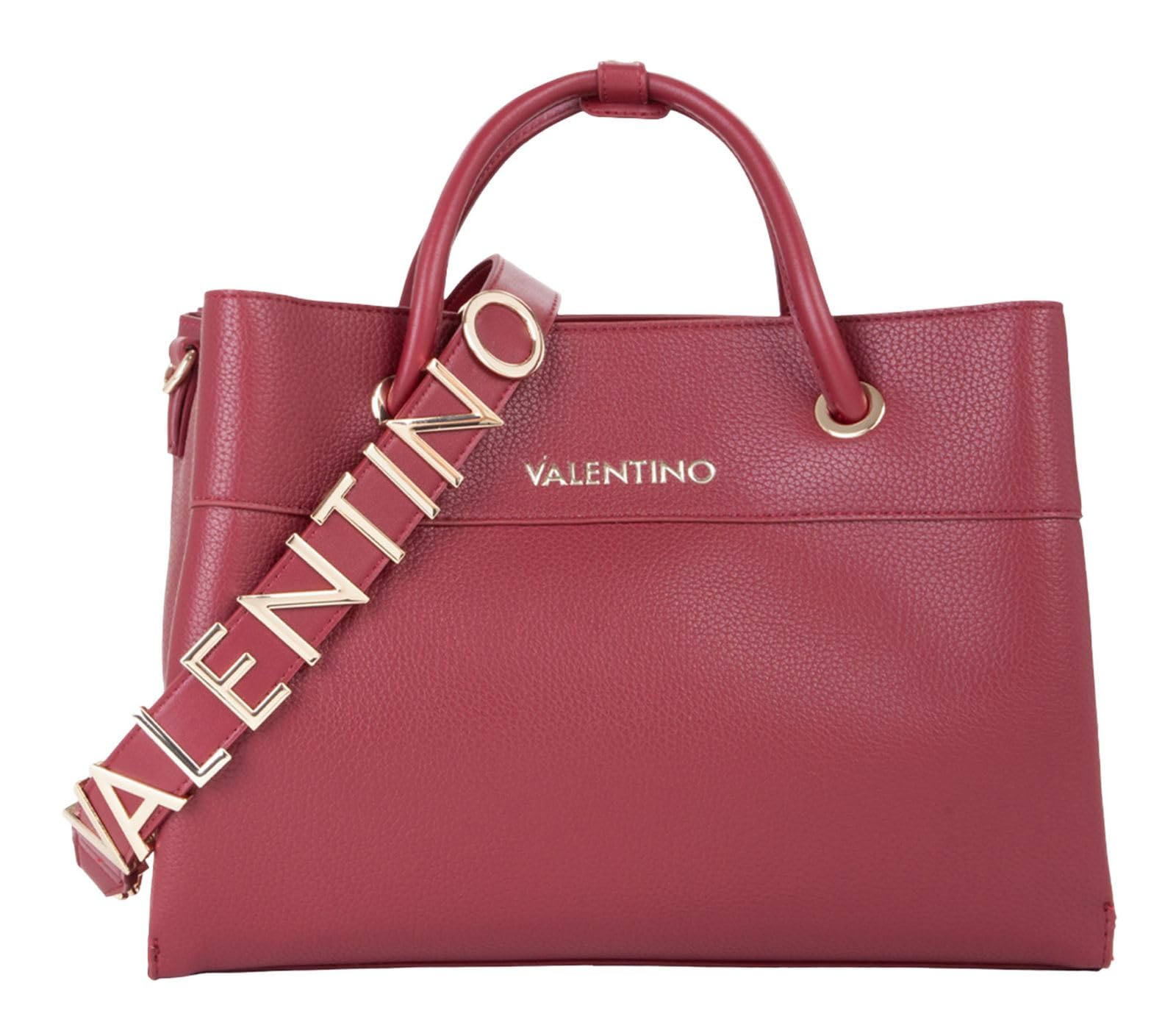 Valentino bolso bandolera Alexia Shopping Bag Bordeaux burdeos