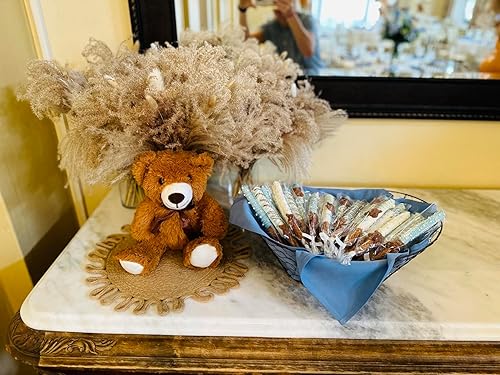 Miniatura 5 de Paquete de 12 osos de peluche pequeños a granel de 13.5 pulgadas para baby shower, centro de mesa de decoración para Navidad, San Valentín, día de