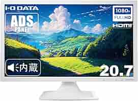 I Oデータ　モニター　E211 21インチ、20.7インチ lcdmf211xb_migihuri.jpg