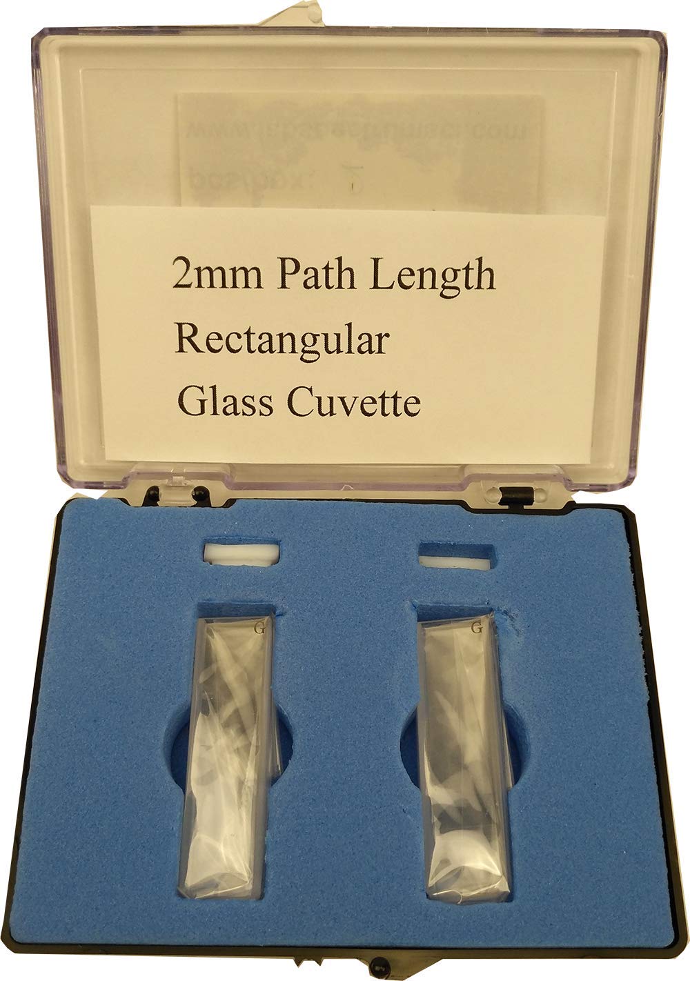 2mm Rectangular Glass Cuvette Industrial & Scientific