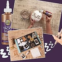 Vista 7 de Aleene's - Pegamento original para manualidades, 4 onzas, pegamento pegajoso, pegamento pegajoso de secado rápido para manualidades, papel, fieltro