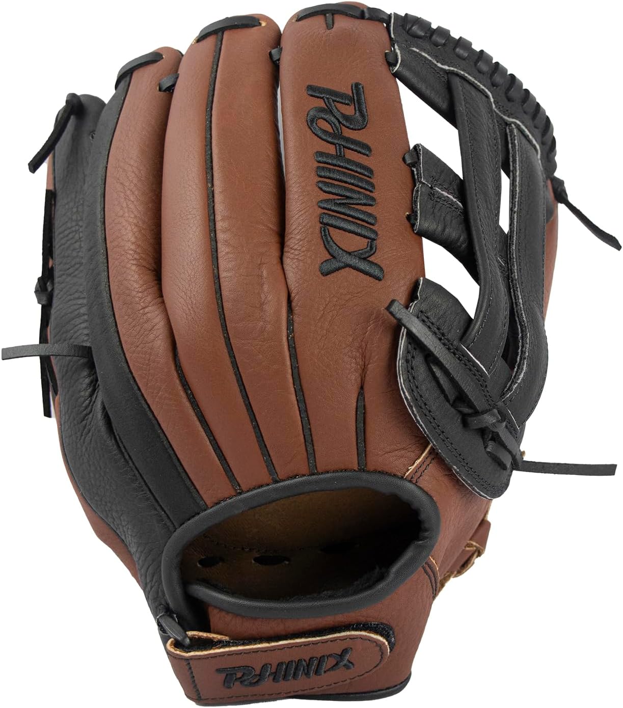 PHINIX Adult Full Grain Leather Baseball Slow-Pitch Softball Glove 12.5 Inch