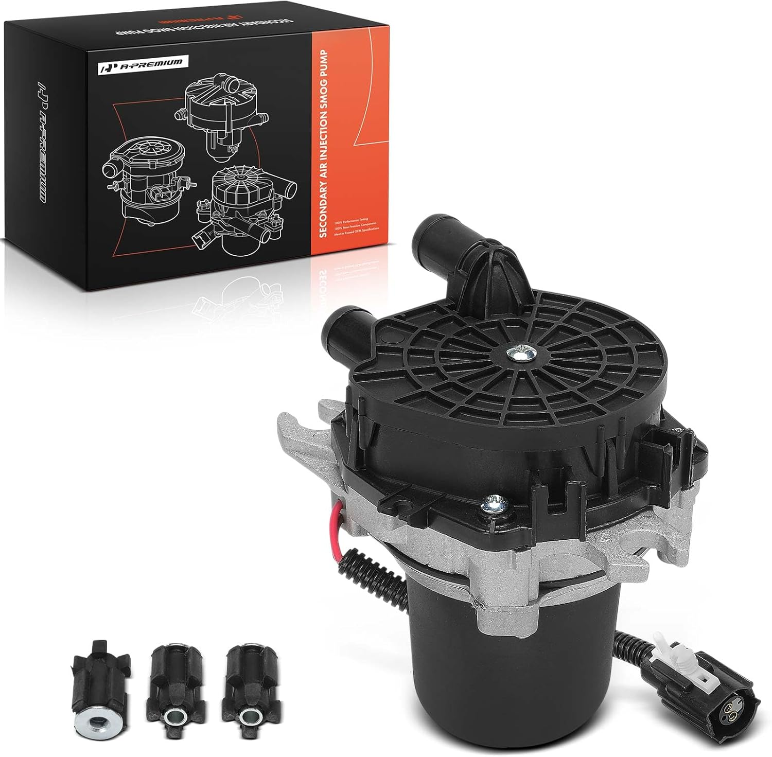 A-Premium Secondary Air Injection Smog Pump Compatible with Ford Taurus 1995-2006 & Mercury Sable 2003-2005