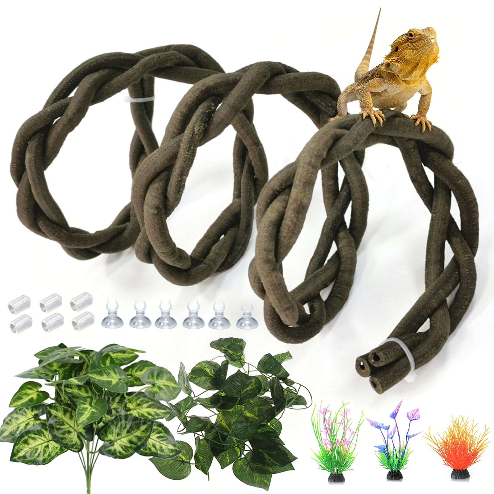 Gxsdj Reptile Vines - habitat decor | Mubboo