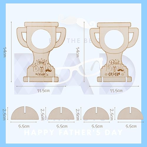 Miniatura 13 de RGISHOP Paquete de 24 manualidades de Navidad para niños, adornos de Navidad de madera, pan de jengibre, Papá Noel, muñeco de nieve, reno, marco