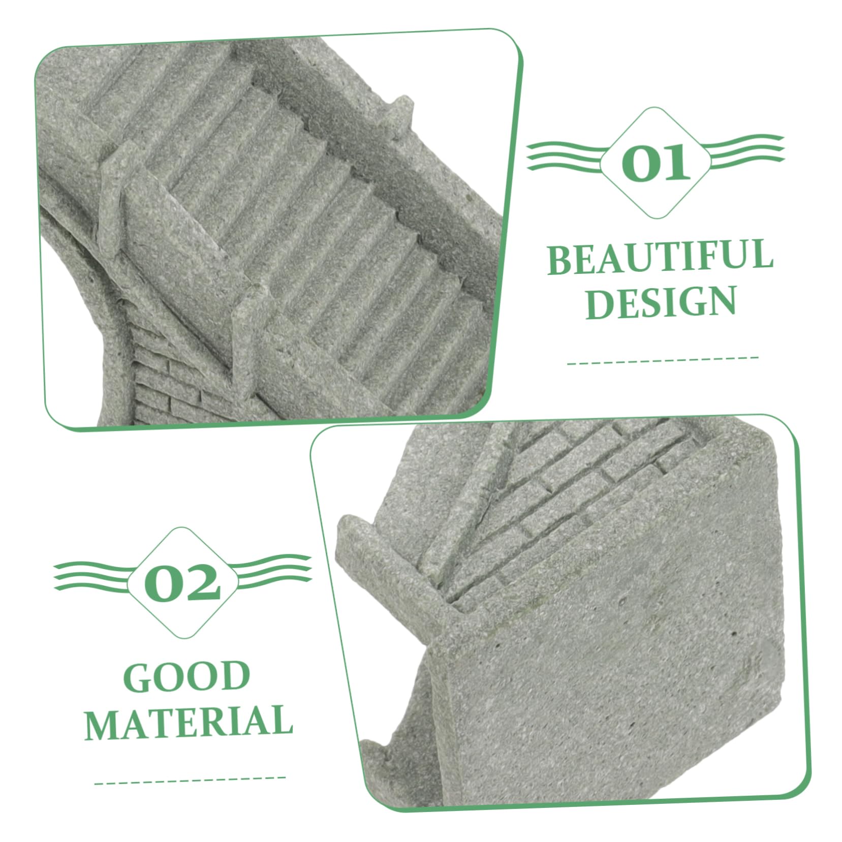 SUPVOX 4 Pezzi Micro Paesaggio Ponte di Pietra - Decorazione Balcone Bonsai Decorativi Decorazioni per acquari Decorazioni da Giardino Ponte Paesaggio paesaggistico a Ponte Resina